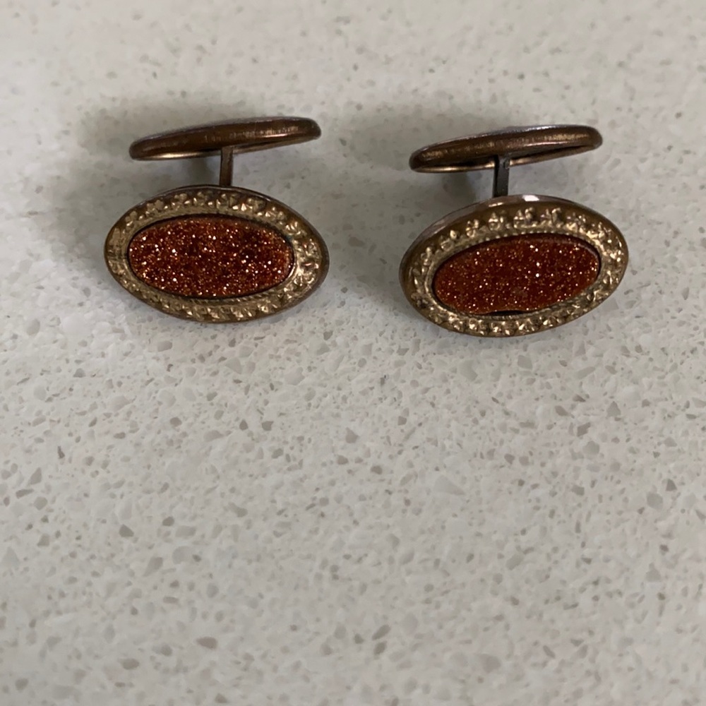 Vintage Copper Cuff Links